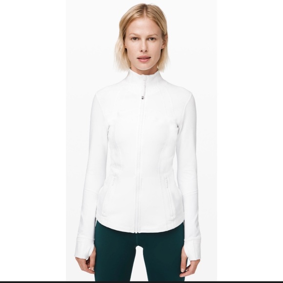 Lululemon White Define Jacket Long Sleeve - Picture 2 of 10